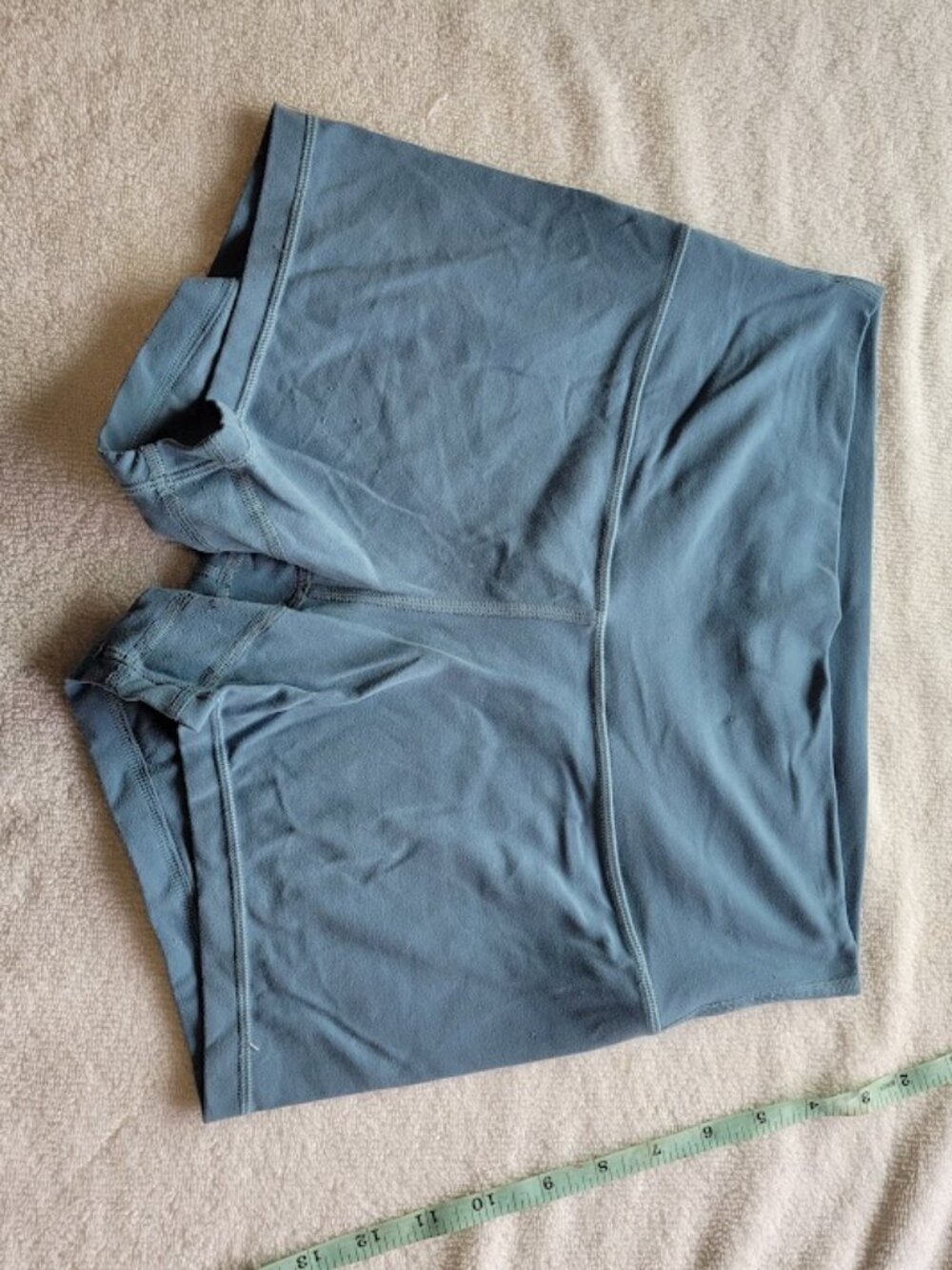 Lululemon Women's Light Blue Athletic Shorts Size 8